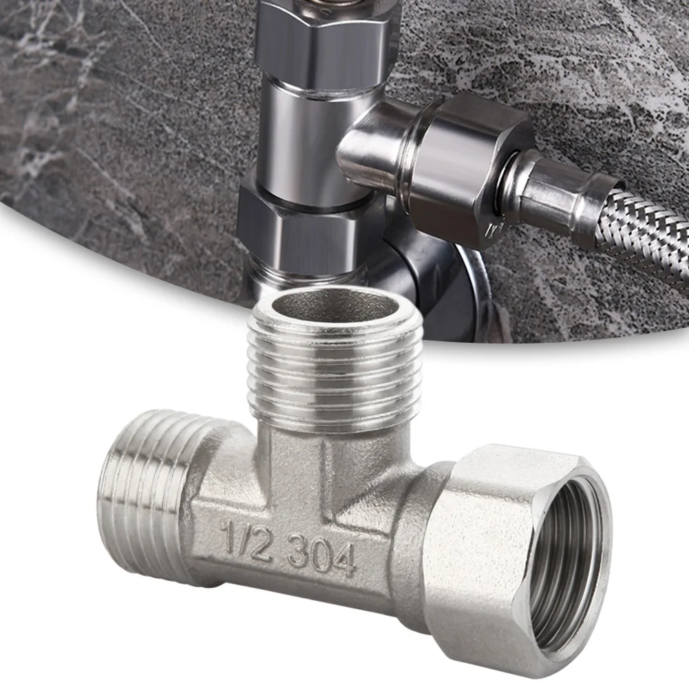 Stainless Steel T Adapter G1/  - огляд і ціна Shower Valve Cartridge