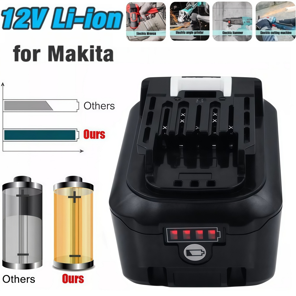 10.8V 12V Max 4.0Ah/6.0Ah Li-i - огляд і ціна Makita Drill Hp1640